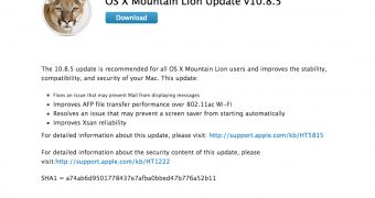 mac os x 10.8.5 mountain lion won